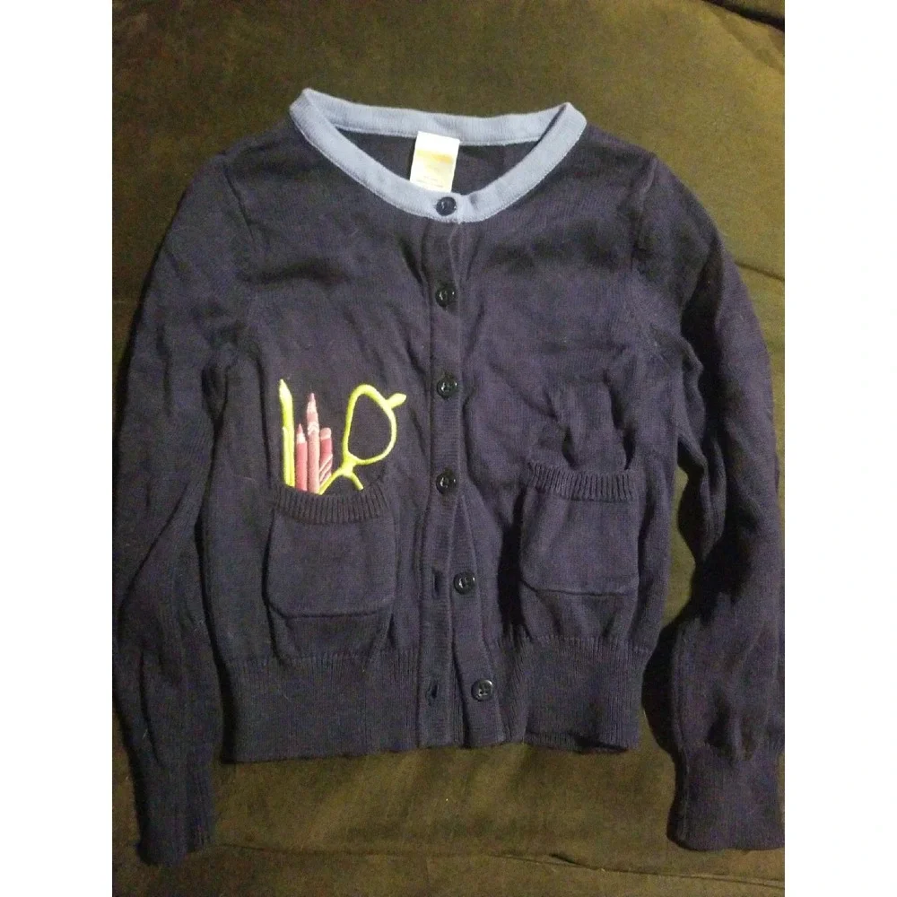 Gymboree bright‎ ideas cardigan 4 school